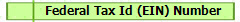Federal Tax Id (EIN) Number